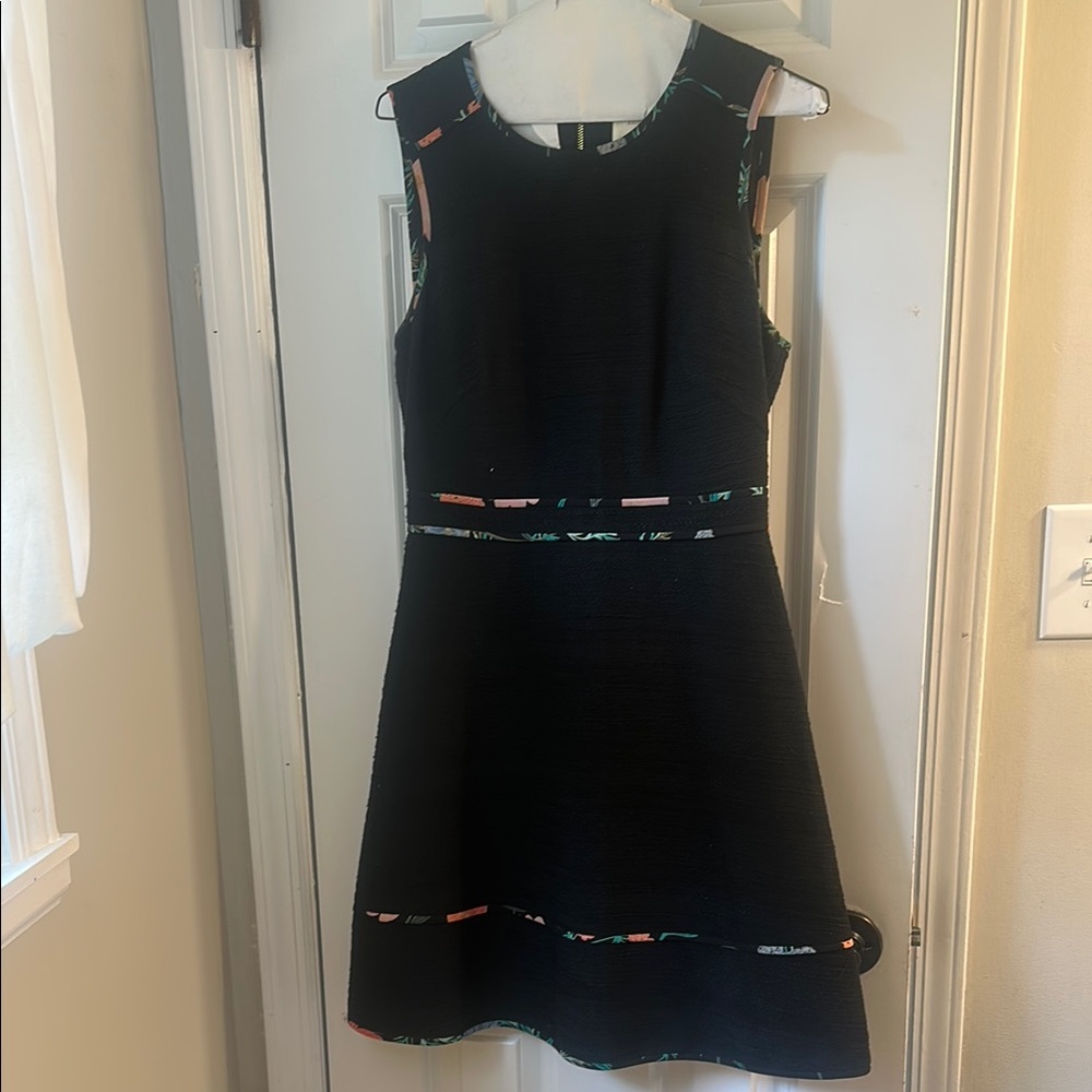 Kate Spade Black Sleeveless A-Line Mini Dress